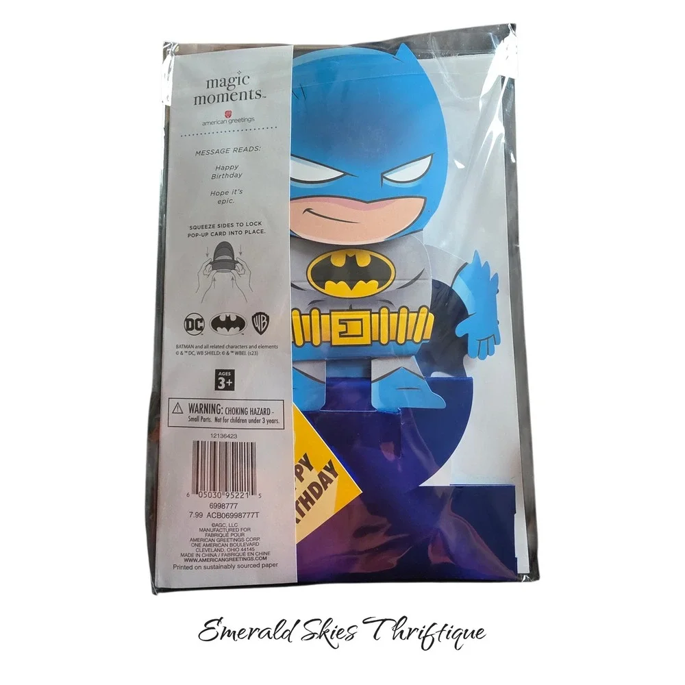 American greetings magic moments batman pop up display. New. Free shipping